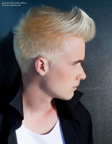 Blond haar mannen kapsels