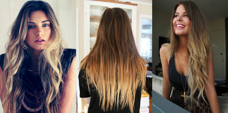 Ombre lang haar