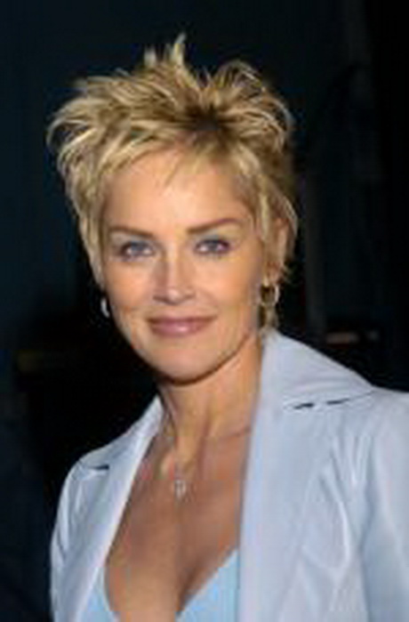 Korte kapsels sharon stone