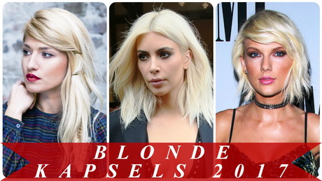 Blonde kapsels 2017