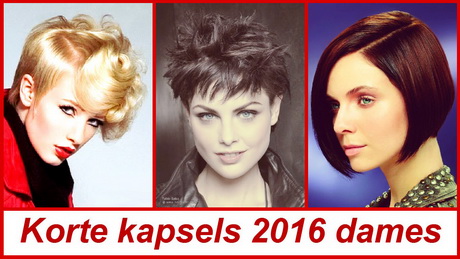 Korte kapsel dames 2016