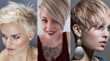 Blonde korte kapsels 2017