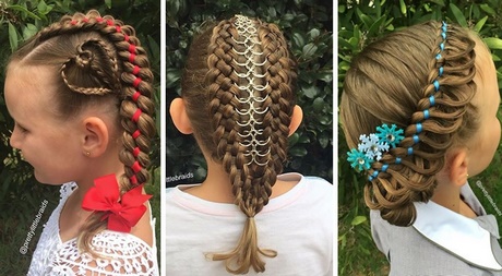 Twee cornrow vlechten