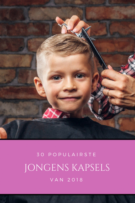 Stoere jongens kapsels 2020