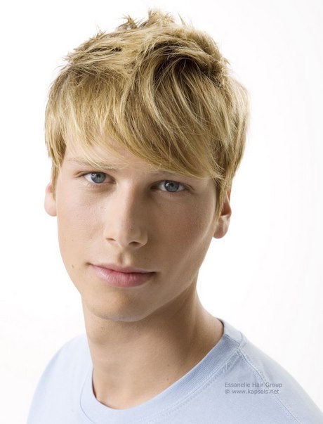 Blond haar jongen