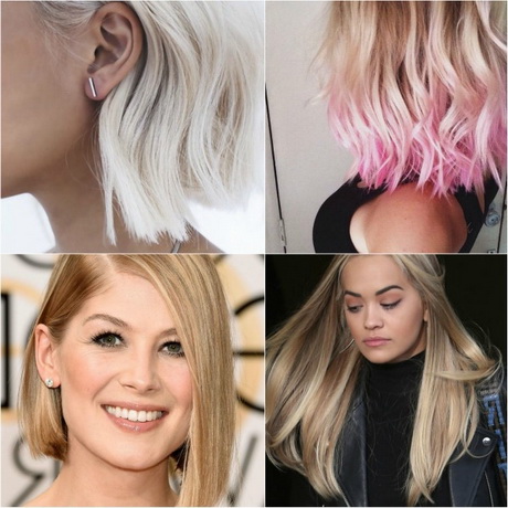 Blonde kleuren haar