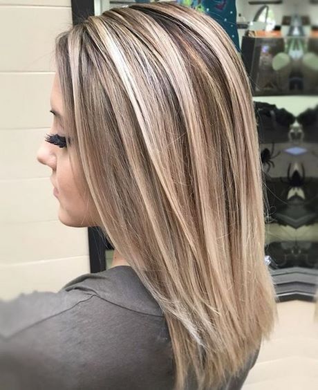 Kapsels blond met lowlights