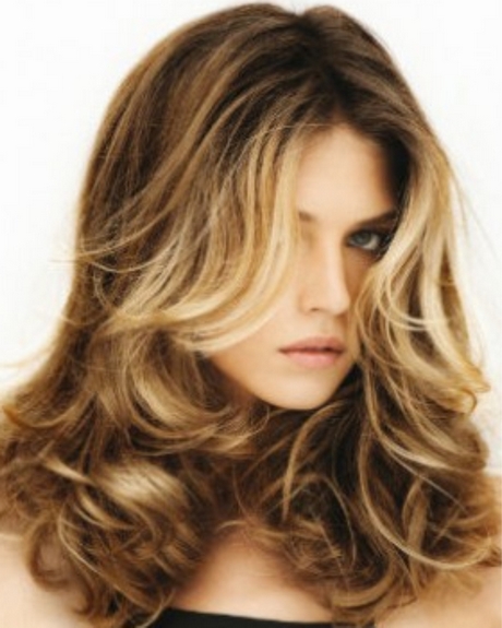 Lang blond