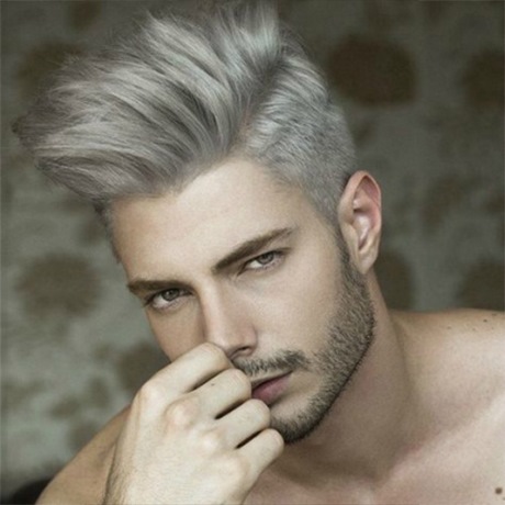 Mannen grijs haar