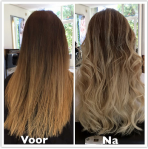 Balayage stijl haar