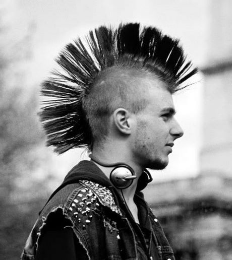 Punk kapsels mannen