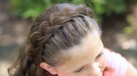 Kinder haar vlechten