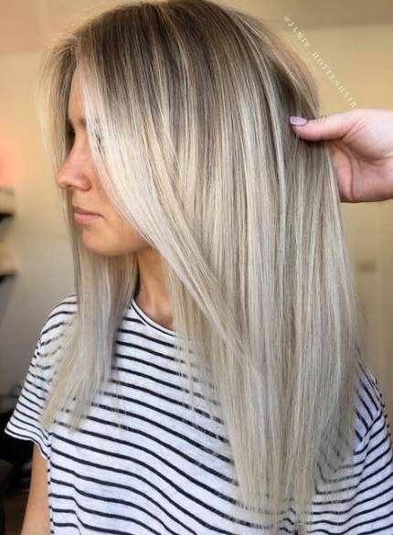 Balayage bij blond haar