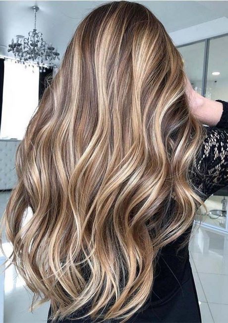 Balayage blond en bruin