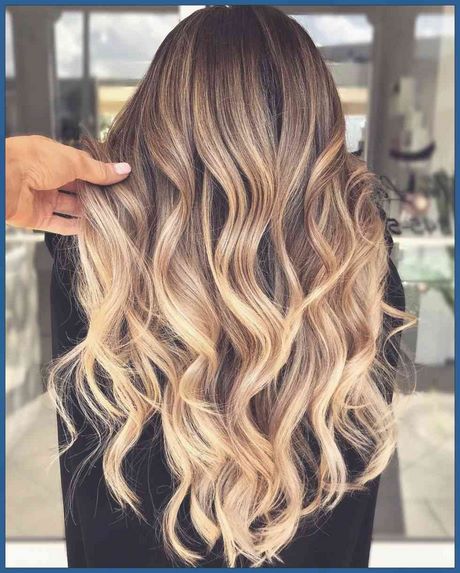 Balayage bruin blond