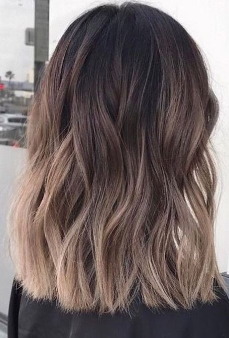 Balayage bruin kort haar