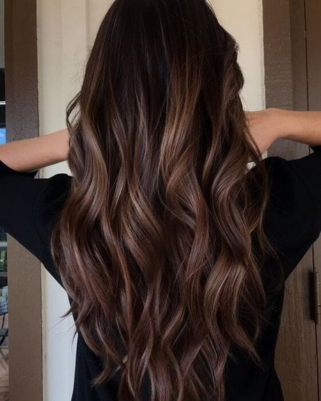 Balayage donker haar