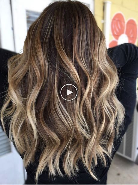 Balayage in bruin haar