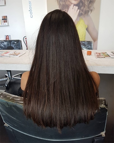 Balayage zwart haar