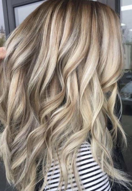 Blond met bruine highlights