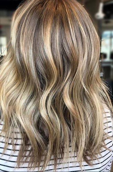 Blond met donkere highlights