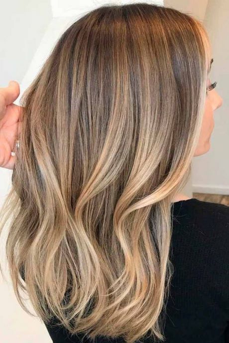 Bruin haar met blonde highlights