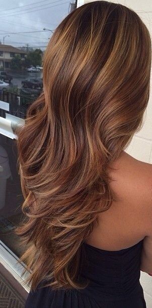 Bruin haar met lichte highlights