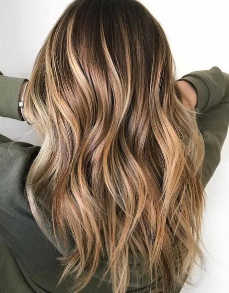 Caramel haarkleur met highlights