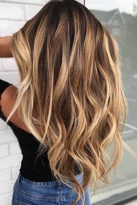 Caramel haarkleur met highlights