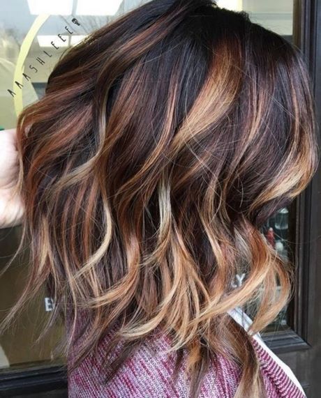 Caramel haarkleur met highlights