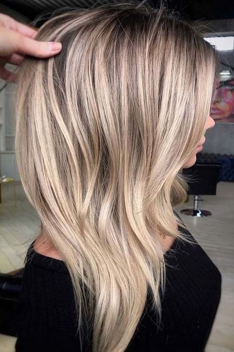 Lange blonde haren