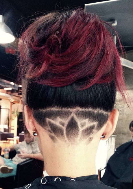 Undercut vrouwen lang haar