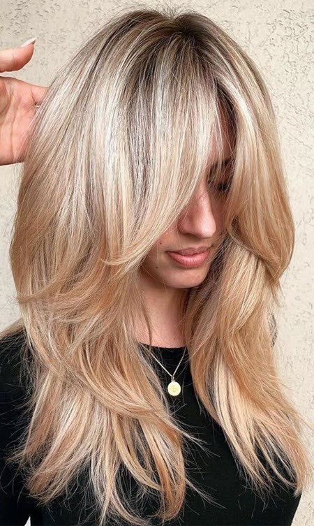 Kapsel balayage halflang