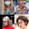 Korte kapsels dames met bril 2023